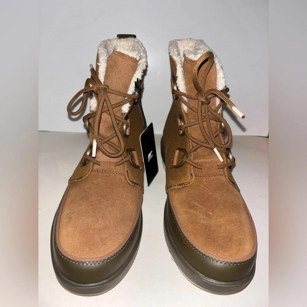 Sorel Tivoil IV Waterproof Suede Snow Lace Up‎ Boots Women 10 Cold Winter Outing